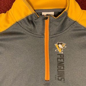 Pittsburgh Penguins 1/4 zip pullover (mens L)